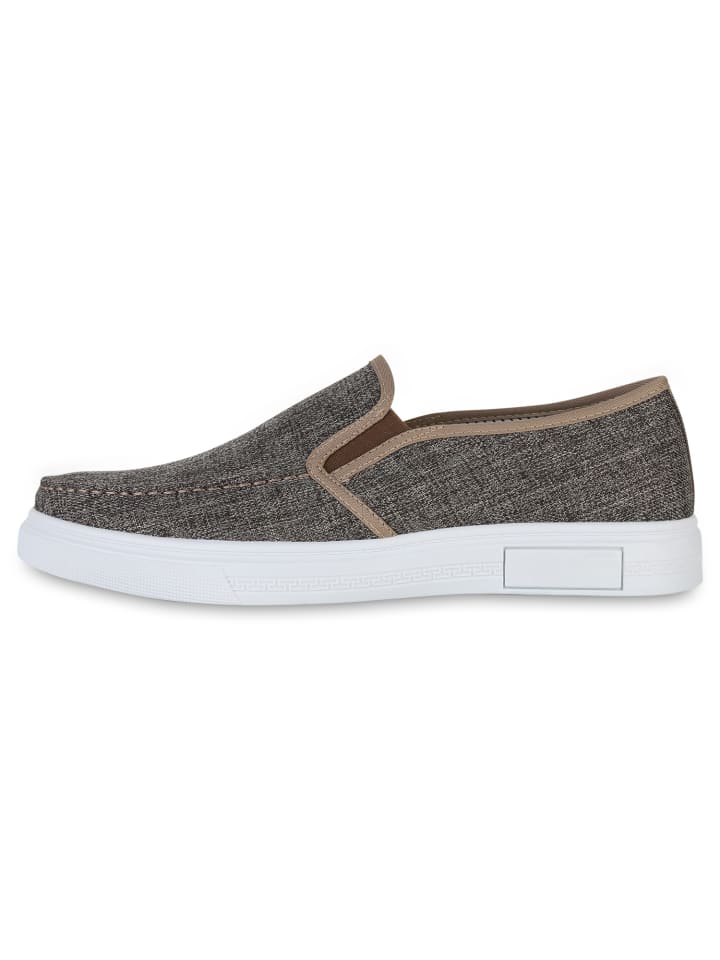 VAN HILL Klassische Slippers Derek in Khaki günstig kaufen