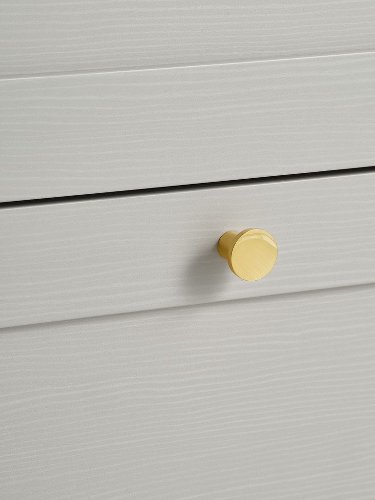 FRAMLEV Cômoda FRAMLEV com 3 gavetas, cinza