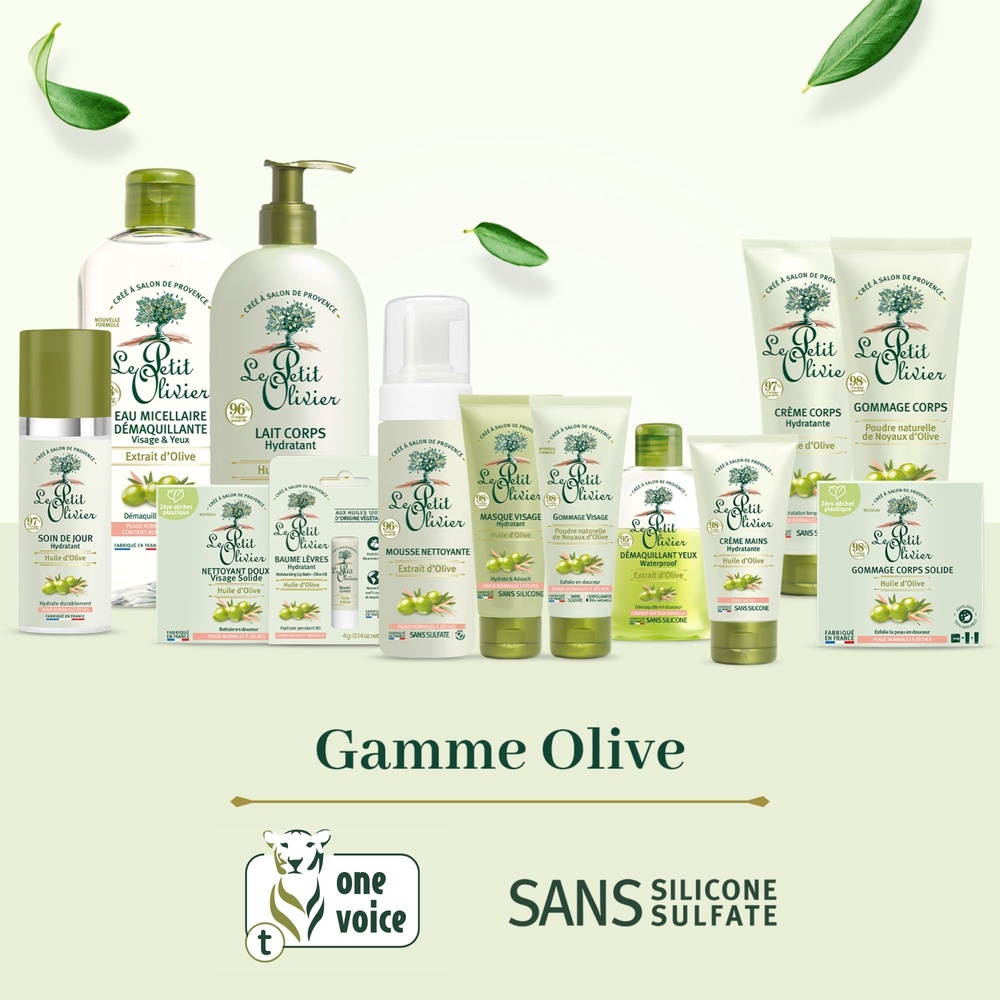 le petit olivier Eau Micellaire Démaquillante Extrait d'Olive Eau Micellaire - Yeux Sensibles