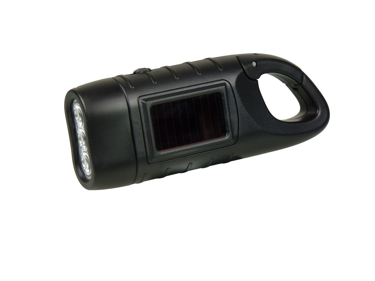 Powerplus Seahorse 3 LED Carabinerkurbeltaschenlampe