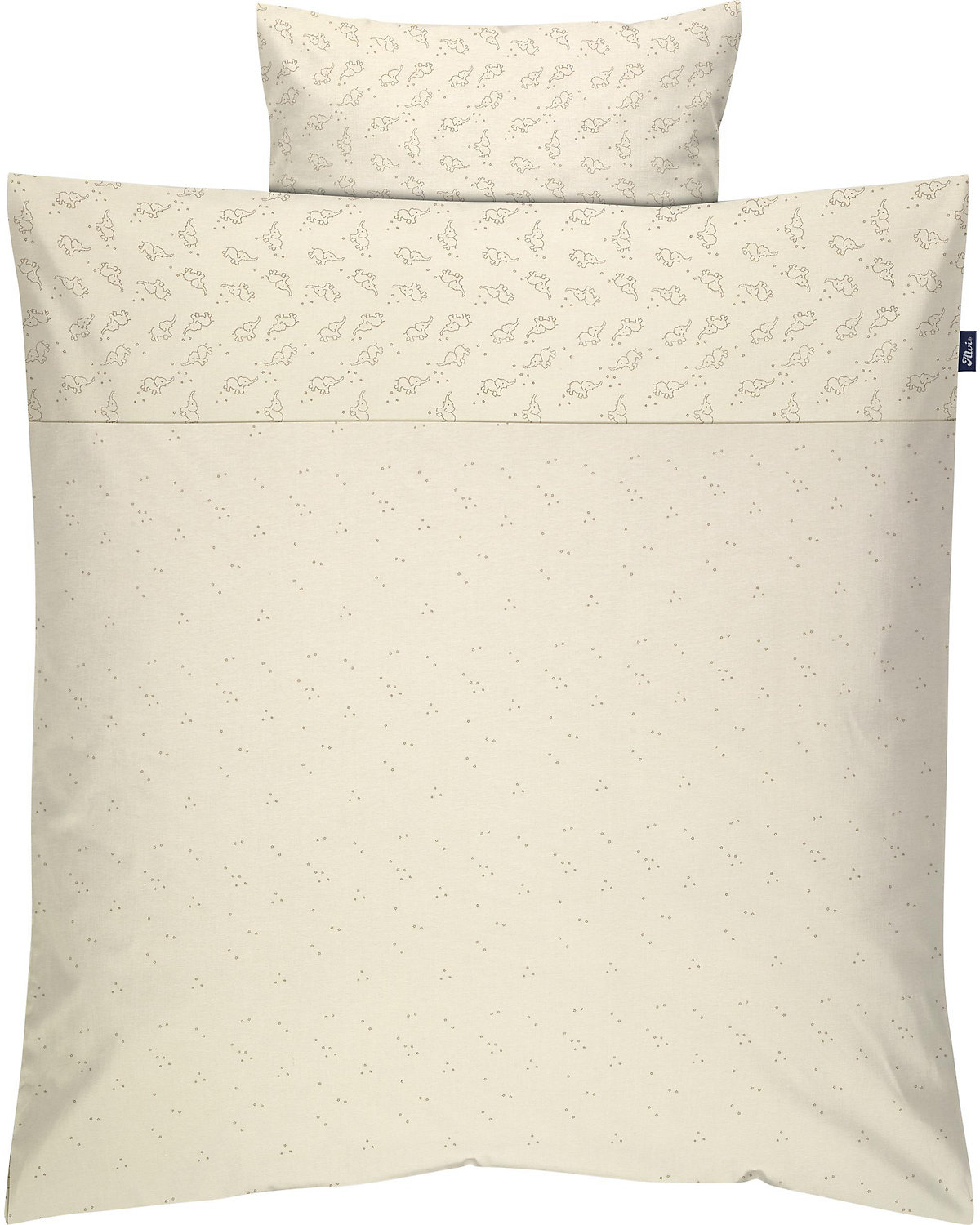 Bettwäsche Organic Cotton Starfant, 80 x 80 + 35 x 40 cm