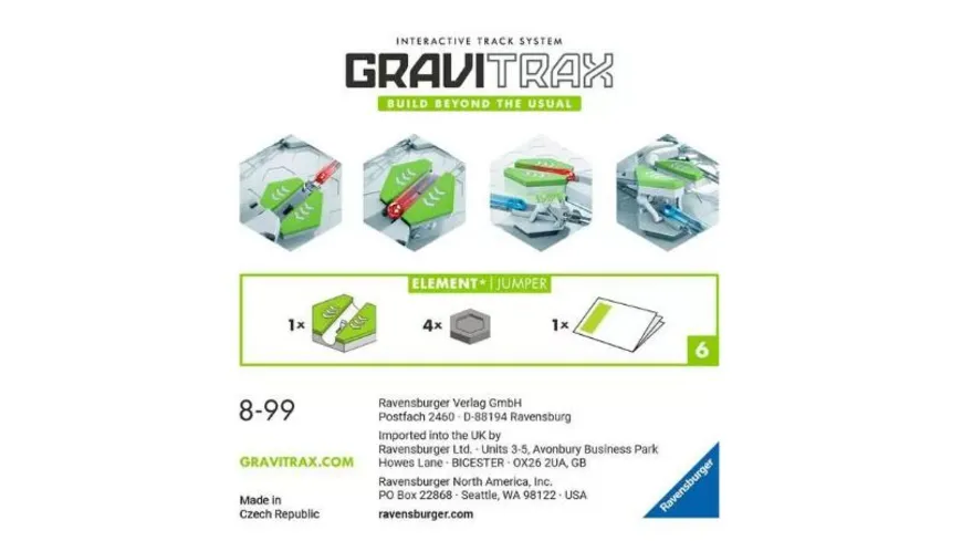Ravensburger Beschäftigung - GraviTrax Element Jumper - Kugelbahn-Erweiterung