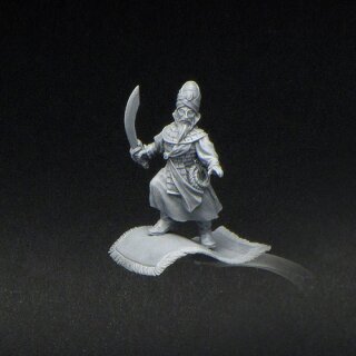 Arabic officer on magic carpet (28 mm)