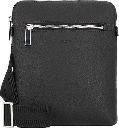 BOSS Crosstown Umhängetasche Leder 20 cm