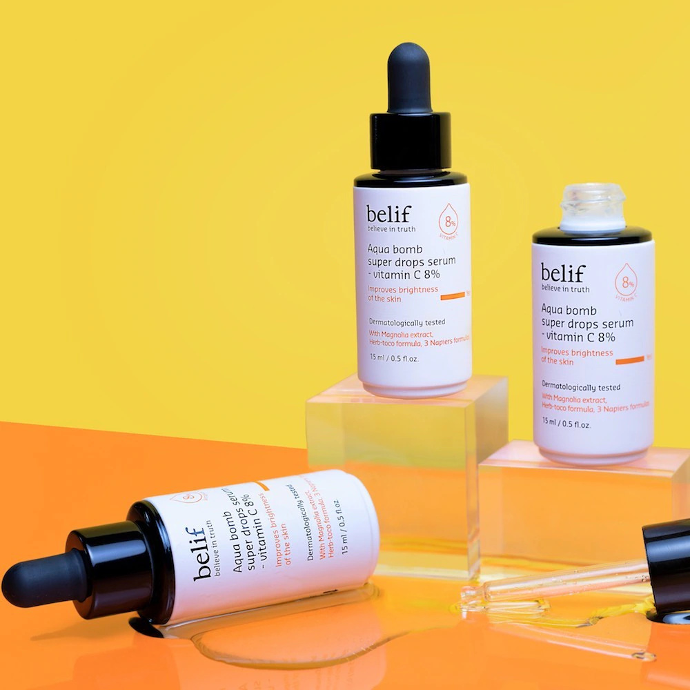 Sérum Belif Aqua Bomb Super Drops - vitamín C 8%