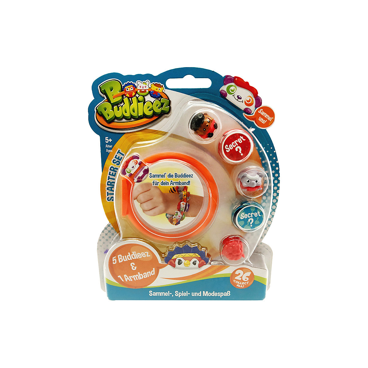 BBuddieez Blister - 5 BBuddieez und 1 Armband