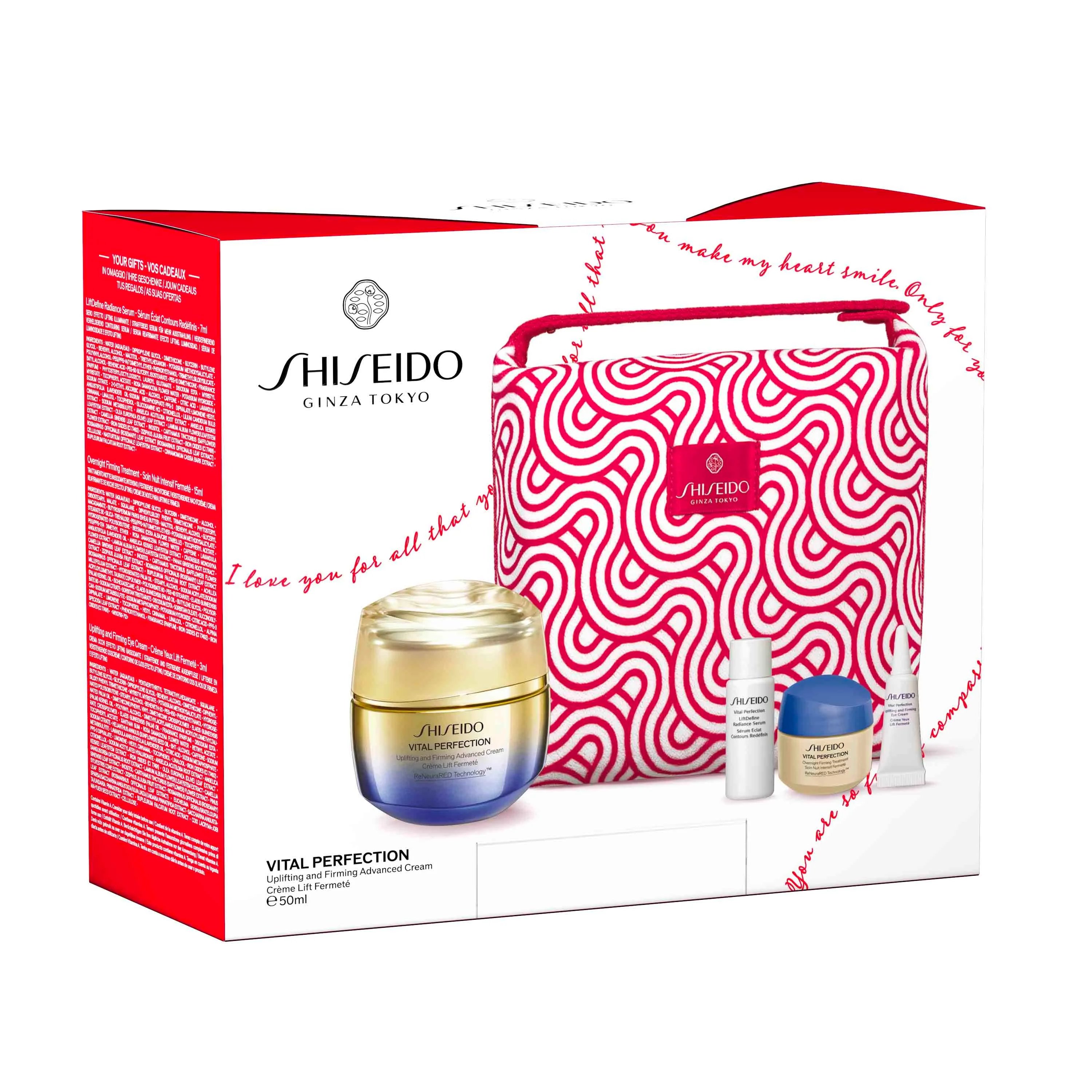 Vital Perfection Vital Perfection Advanced Pouch Set - Cofanetto Lifting, Crema viso giorno lifting
