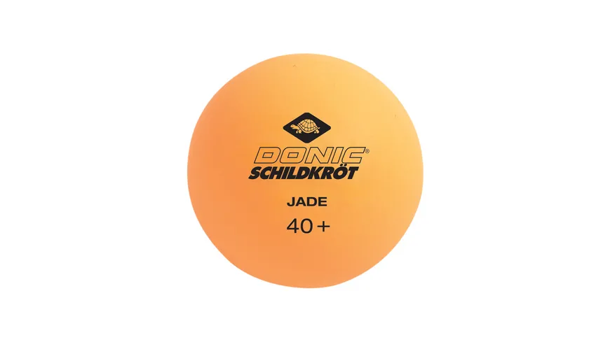 Donic-Schildkröt - Tischtennisball Jade, Poly 40+ Qualität, 6 Stk. im Blister, orange