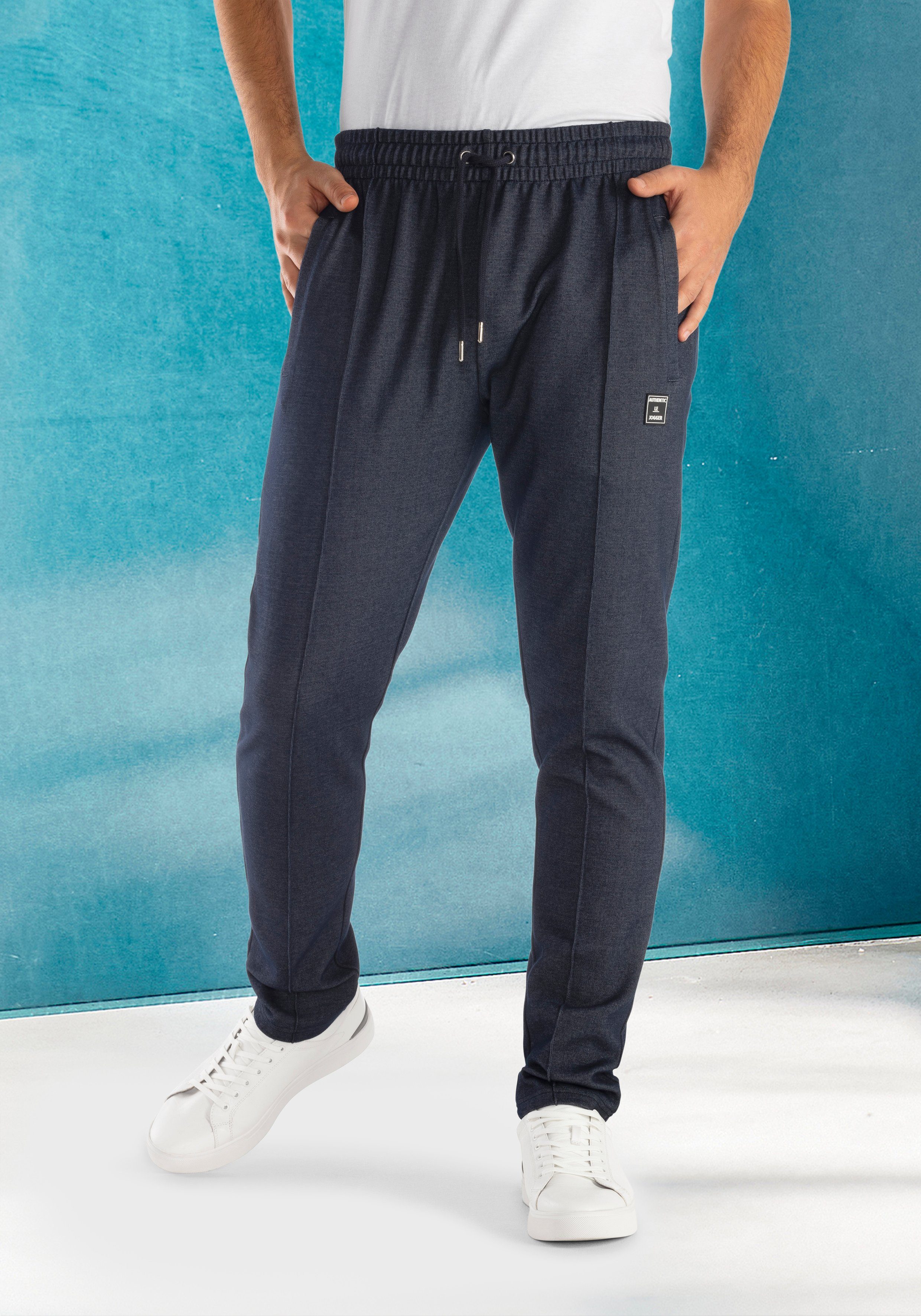 AUTHENTIC LE JOGGER Loungehose aus Pikee-Qualität