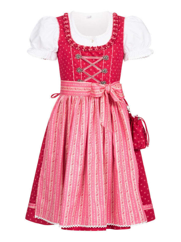 Nübler Kinderdirndl 3-teilig Diana in Beere günstig kaufen