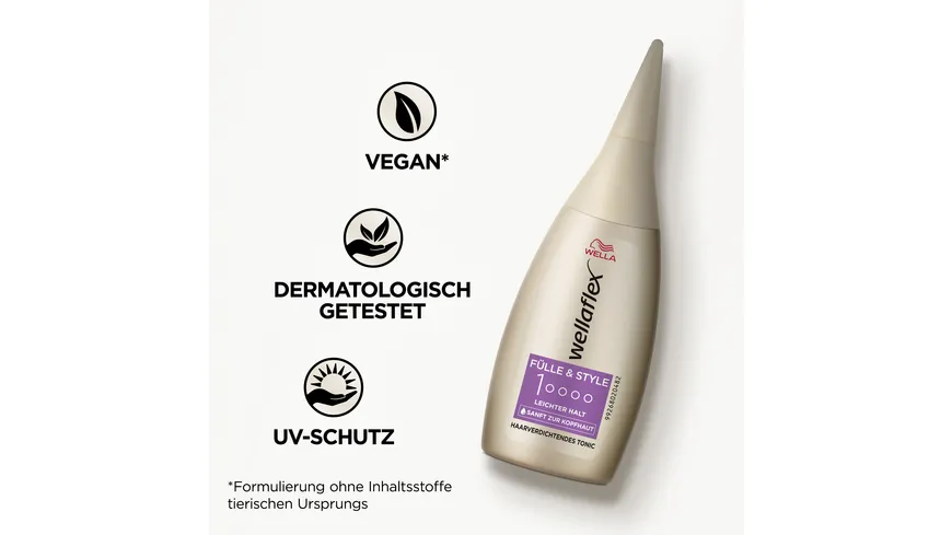 Wellaflex Fülle & Style Haarverdichtendes Tonic Leichter Halt 100 ml