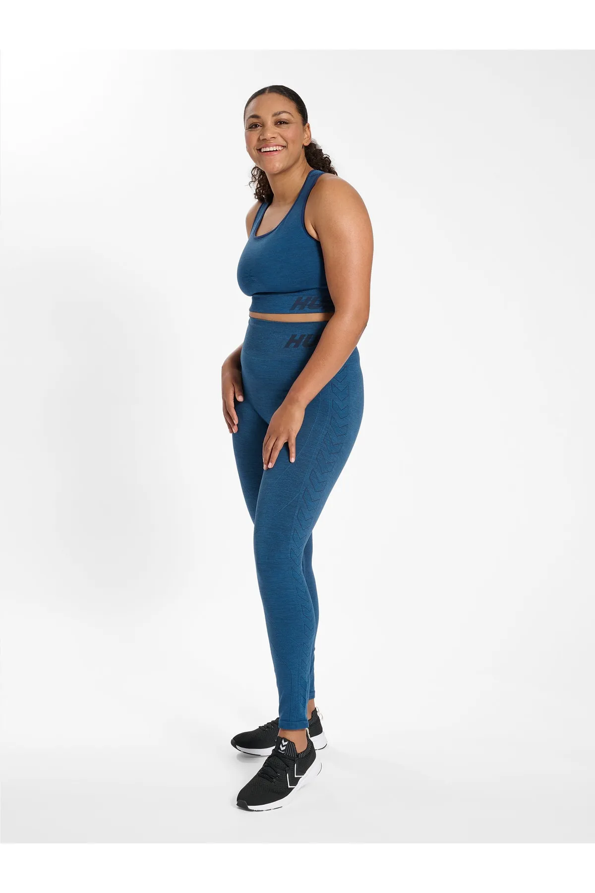 hummel  Sport-BH - Blau - Lizenzartikel