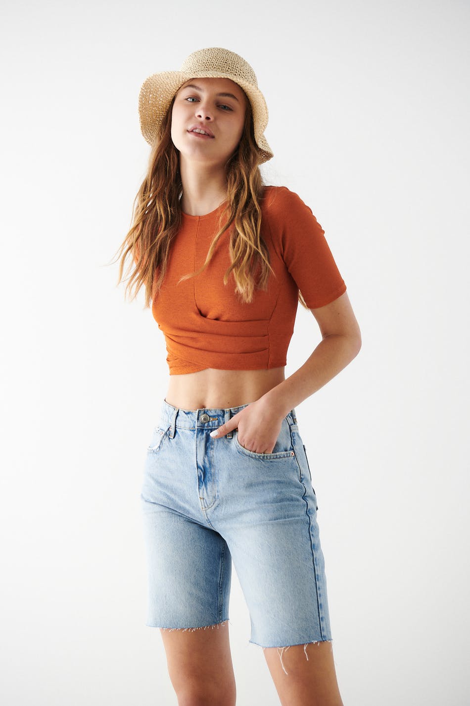 90s denim shorts