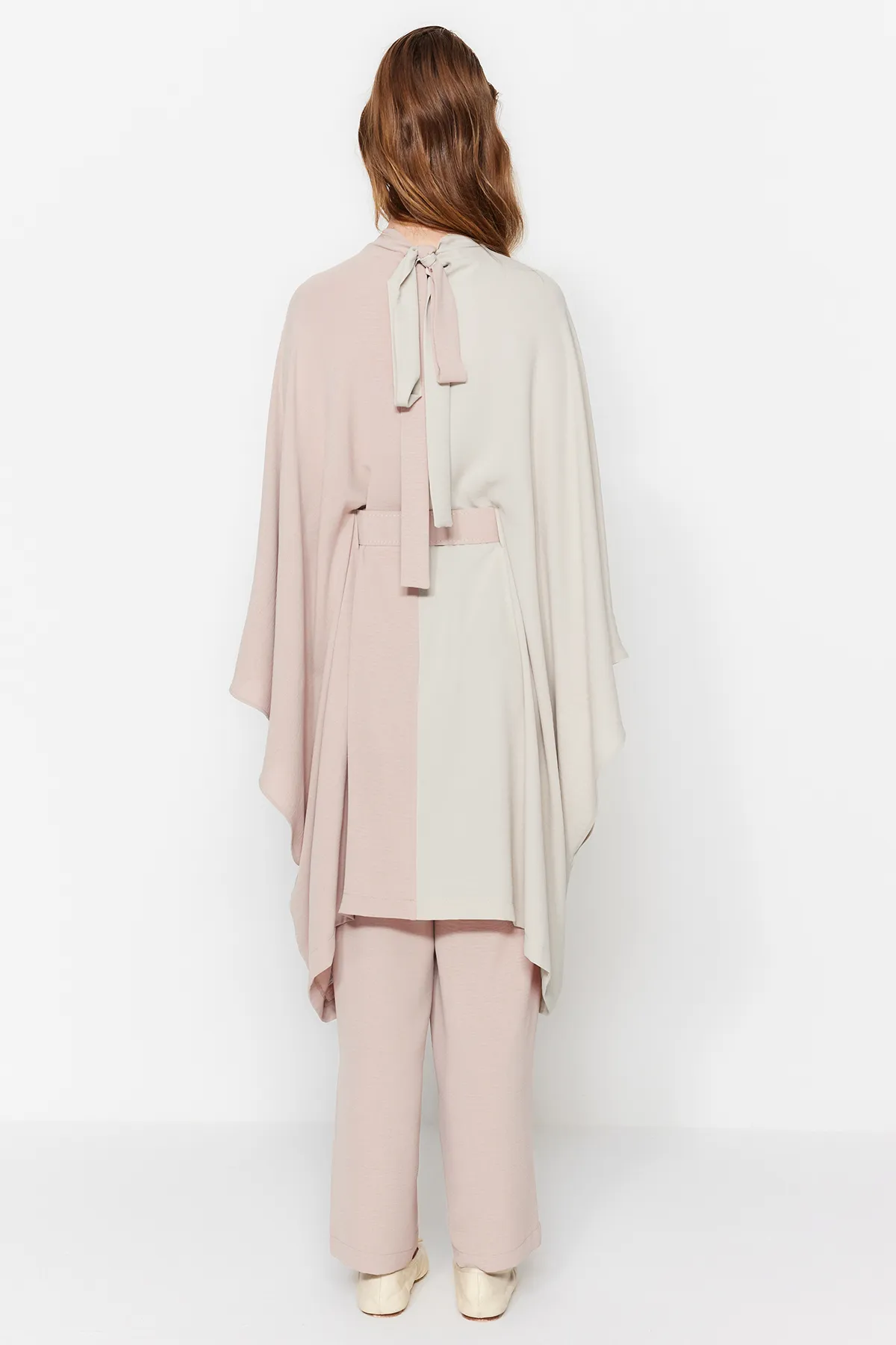 Trendyol Modest  Zweiteiler - Beige - Relaxed Fit