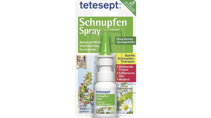 tetesept Schnupfen Spray 20 ml