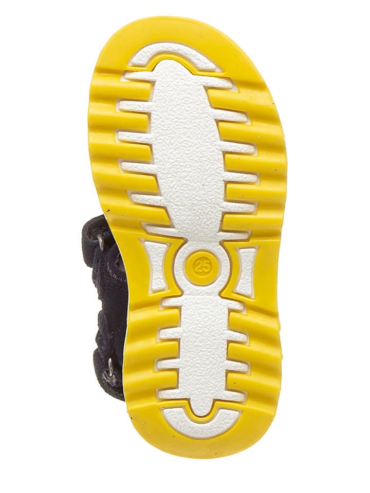 Richter Shoes Richter Ledersandalen, blau gelb, 34, neu mit Etikett günstig kaufen 34