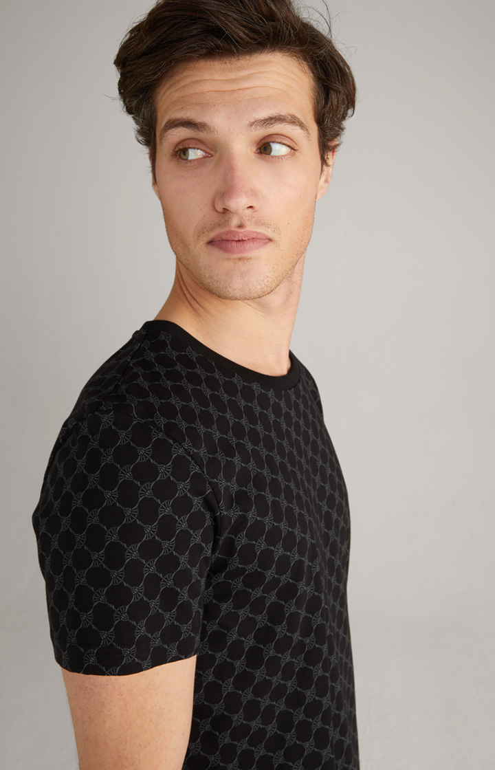 Loungewear T-Shirt in Schwarz
