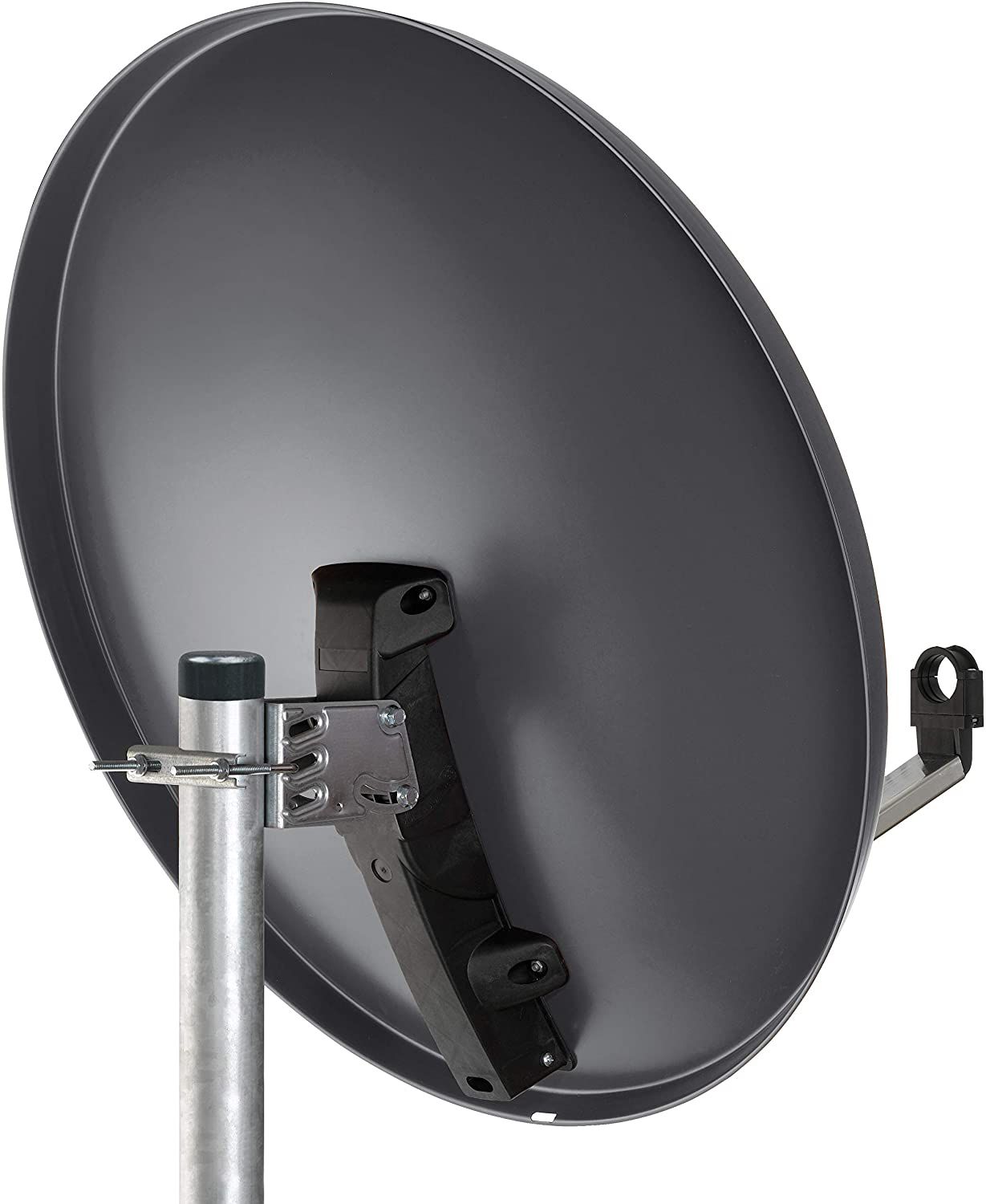 Schwaiger 714517 anthrazit 80 cm Stahl-Spiegel Set