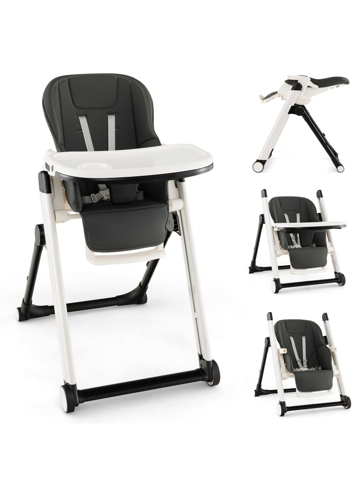 COSTWAY 5 in 1 Hochstuhl 6-36 Monate in Grau günstig kaufen onesize