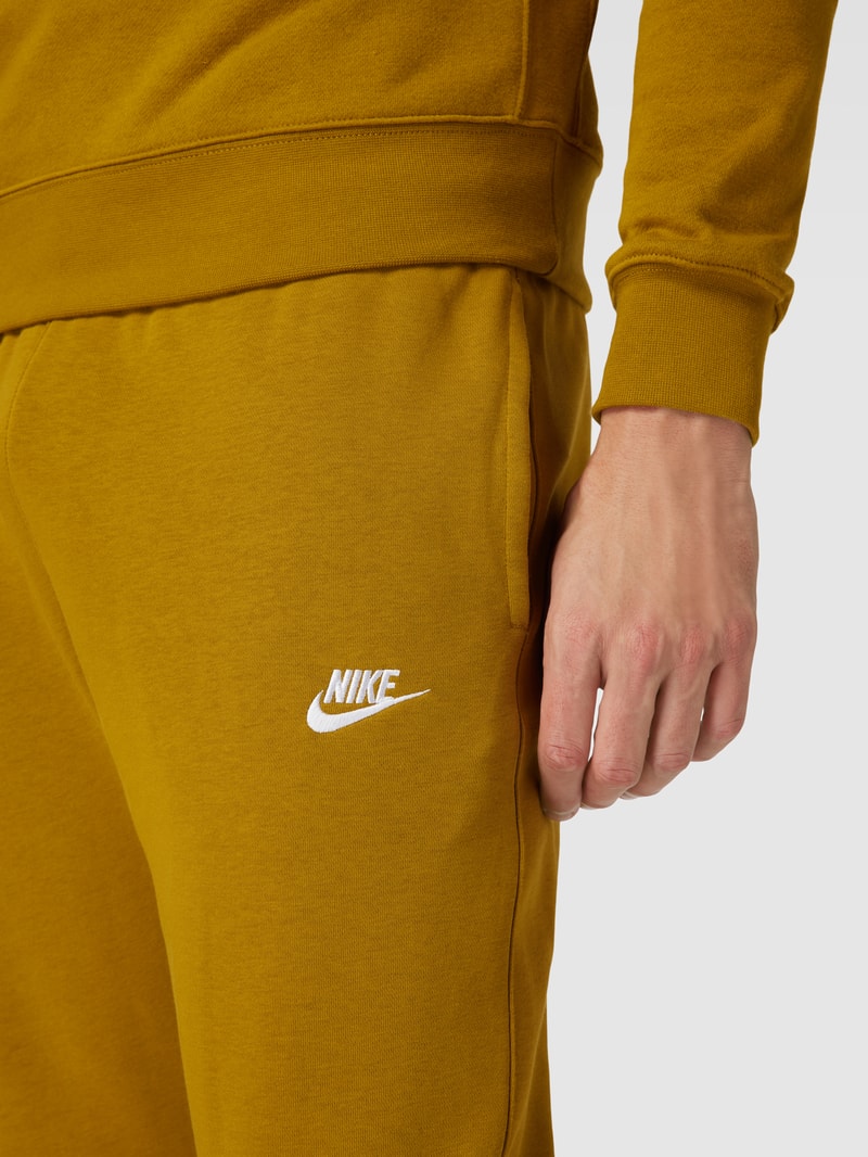 Sweatpants mit elastischem Bund in dunkelgelb