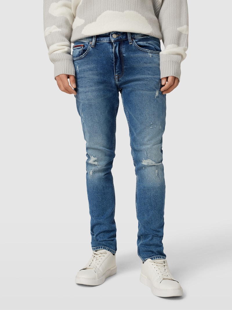 Slim Fit Jeans mit 5-Pocket-Design Modell 'SCANTON' in jeans