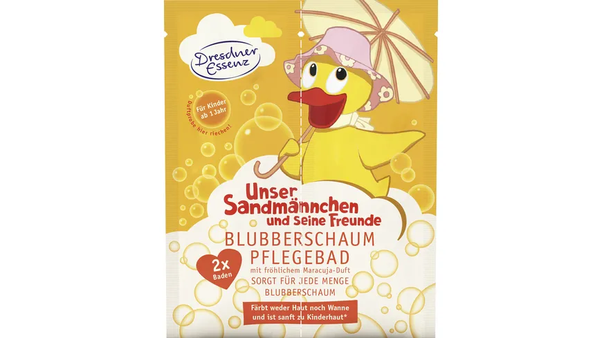 Dresdner Essenz Unser Sandmännchen Blubberschaum Pflegebad Maracuja 60 g
