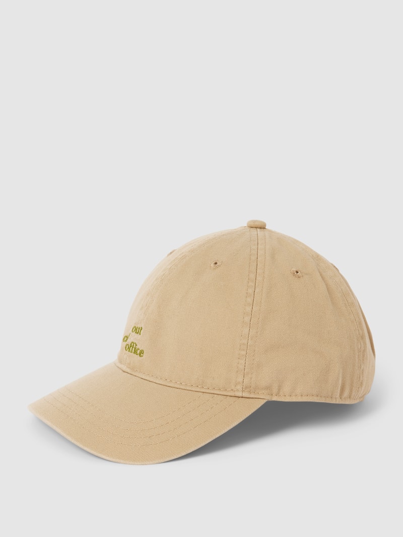 Basecap mit Label-Detail in khaki