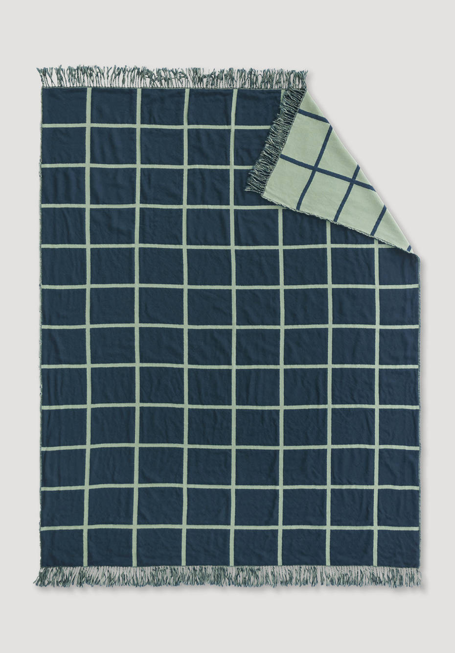 Plaid ONNO aus reiner Bio-Merinowolle