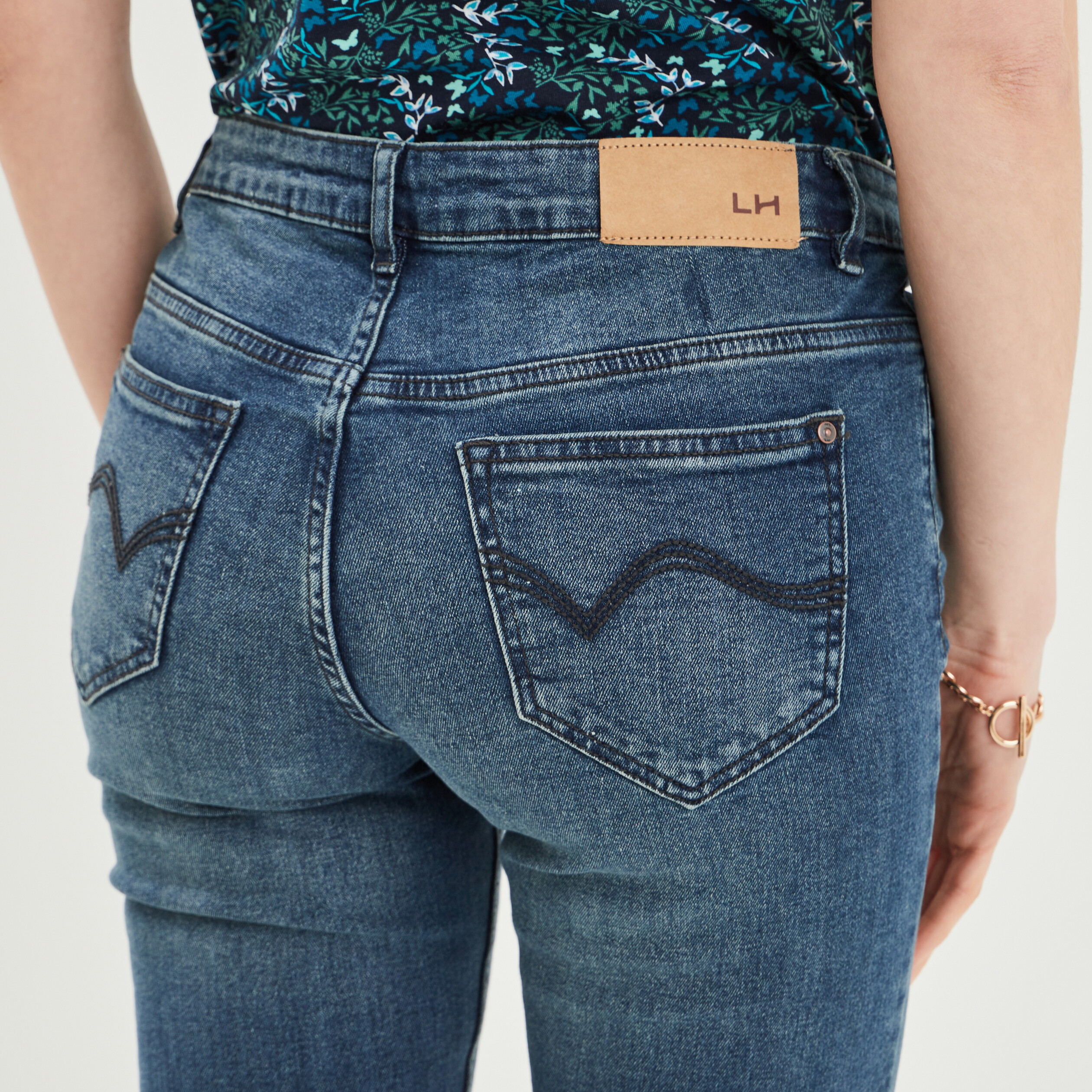 Jeans bootcut taille normale denim dirty femme | La Halle