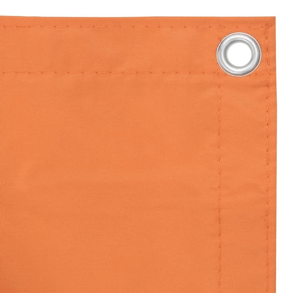 vidaXL Balkonsichtschutz Balkon-Sichtschutz Orange 90x300 cm Oxford-Gewebe