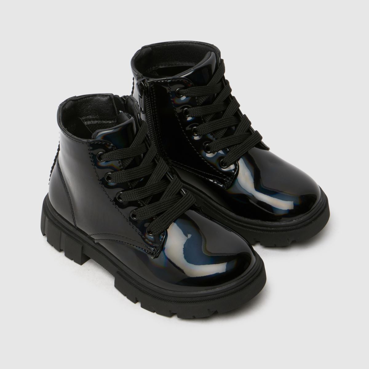 schuh svarta karnevalsspetsstövlar för flickor