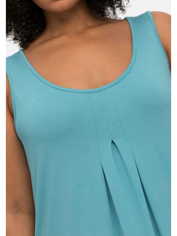 sheego Strandkleid in türkis günstig kaufen