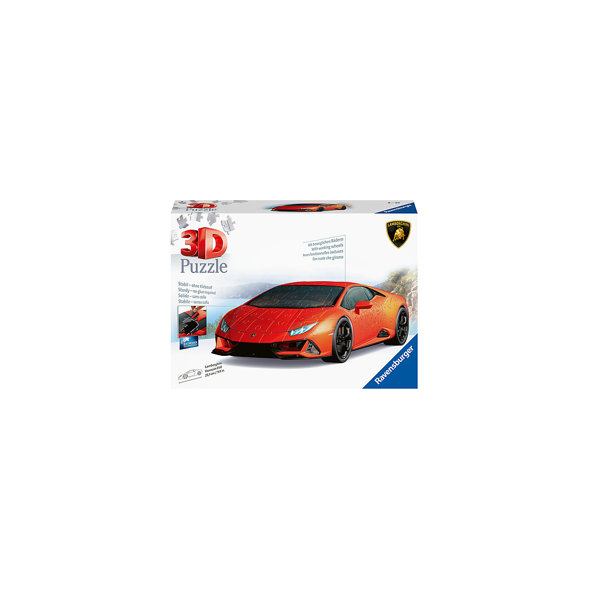 3D-Puzzle Lamborghini Huracan Evo, 108 Teile