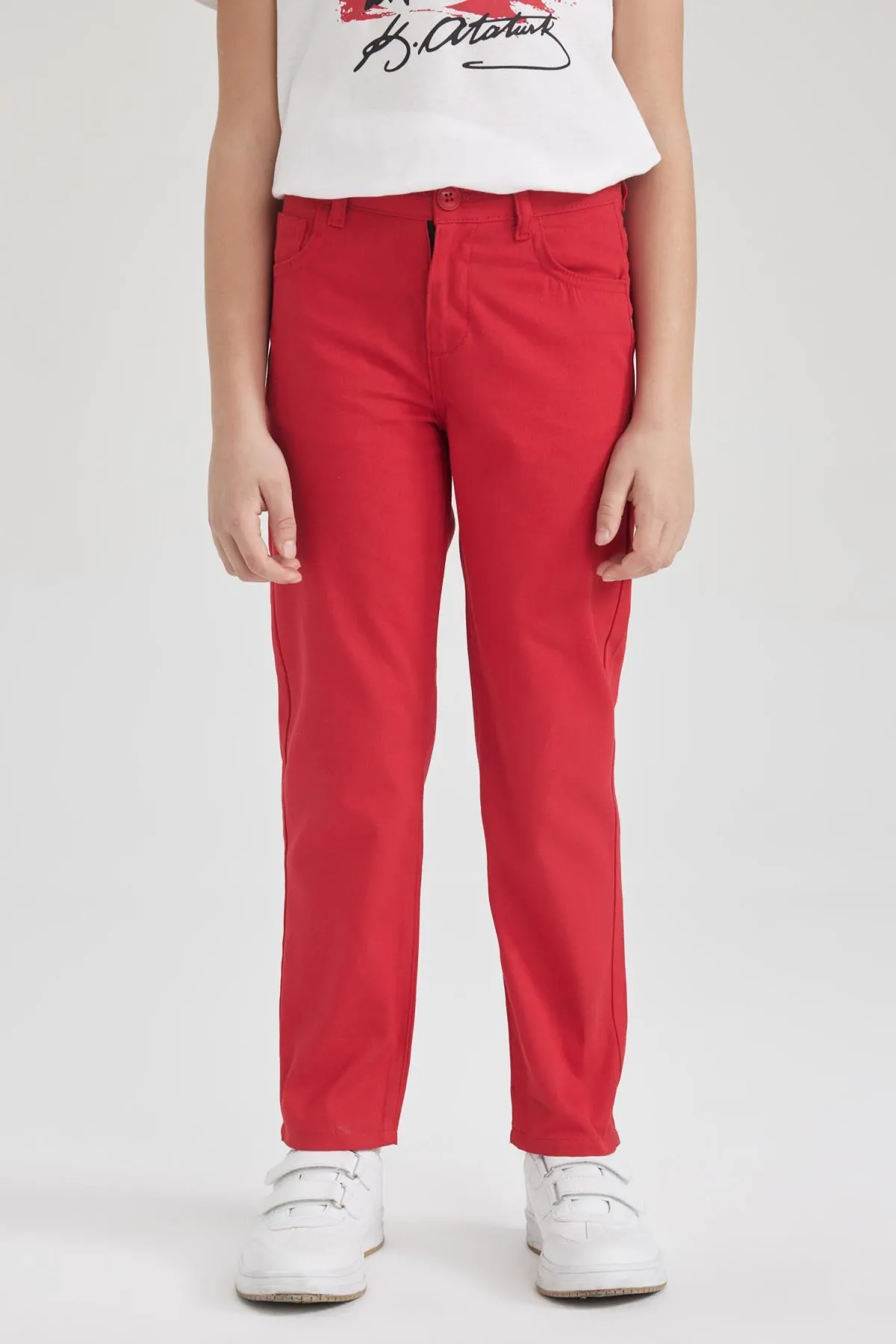 DeFacto  Rote Gabardine-Hose für Jungen Z1675a623sm