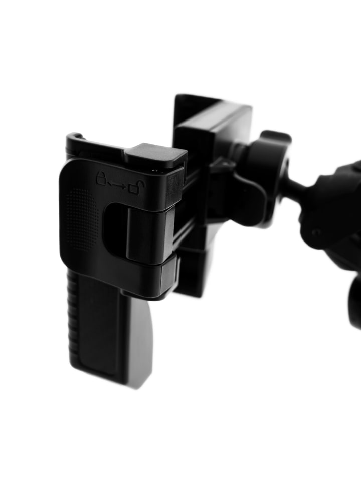 COFI 1453 Sicherheits-Schloss Fahrrad-Telefonhalter – 360° Rotation Schwarz in Schwarz günstig kaufen onesize