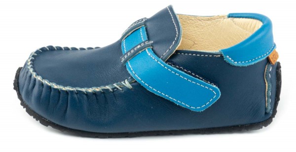 ZeaZoo ~ Mokassin Leo ~ hellblau/blau