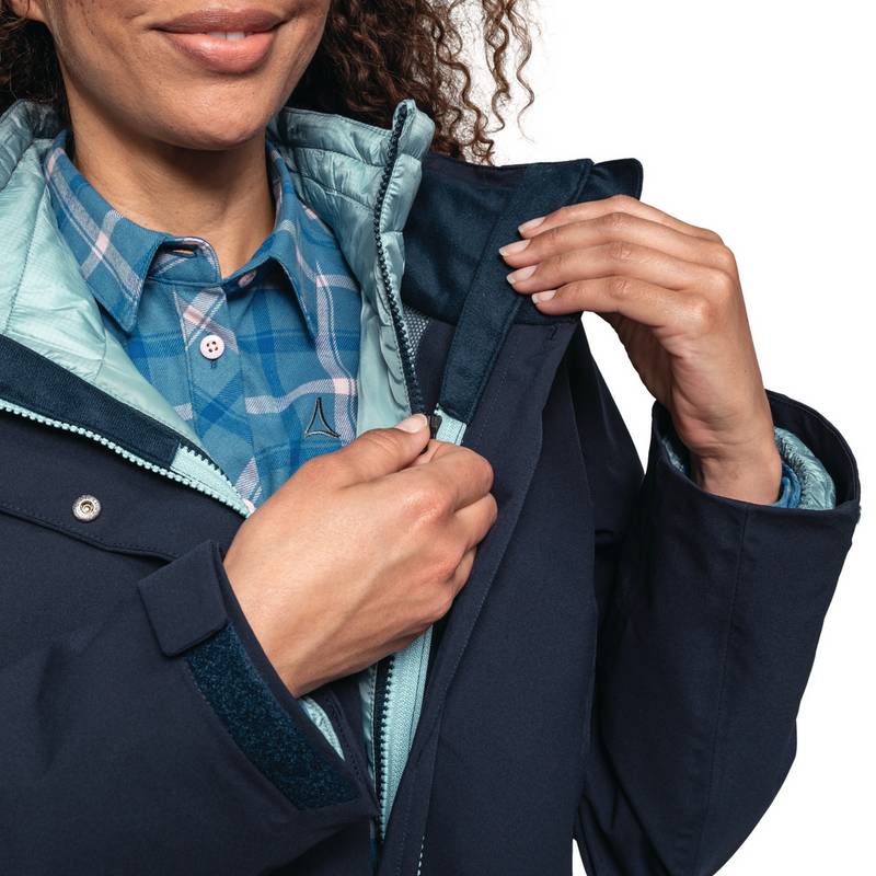 Schöffel 3in1 Jacket Auerspitz L Outdoorjacke Damen