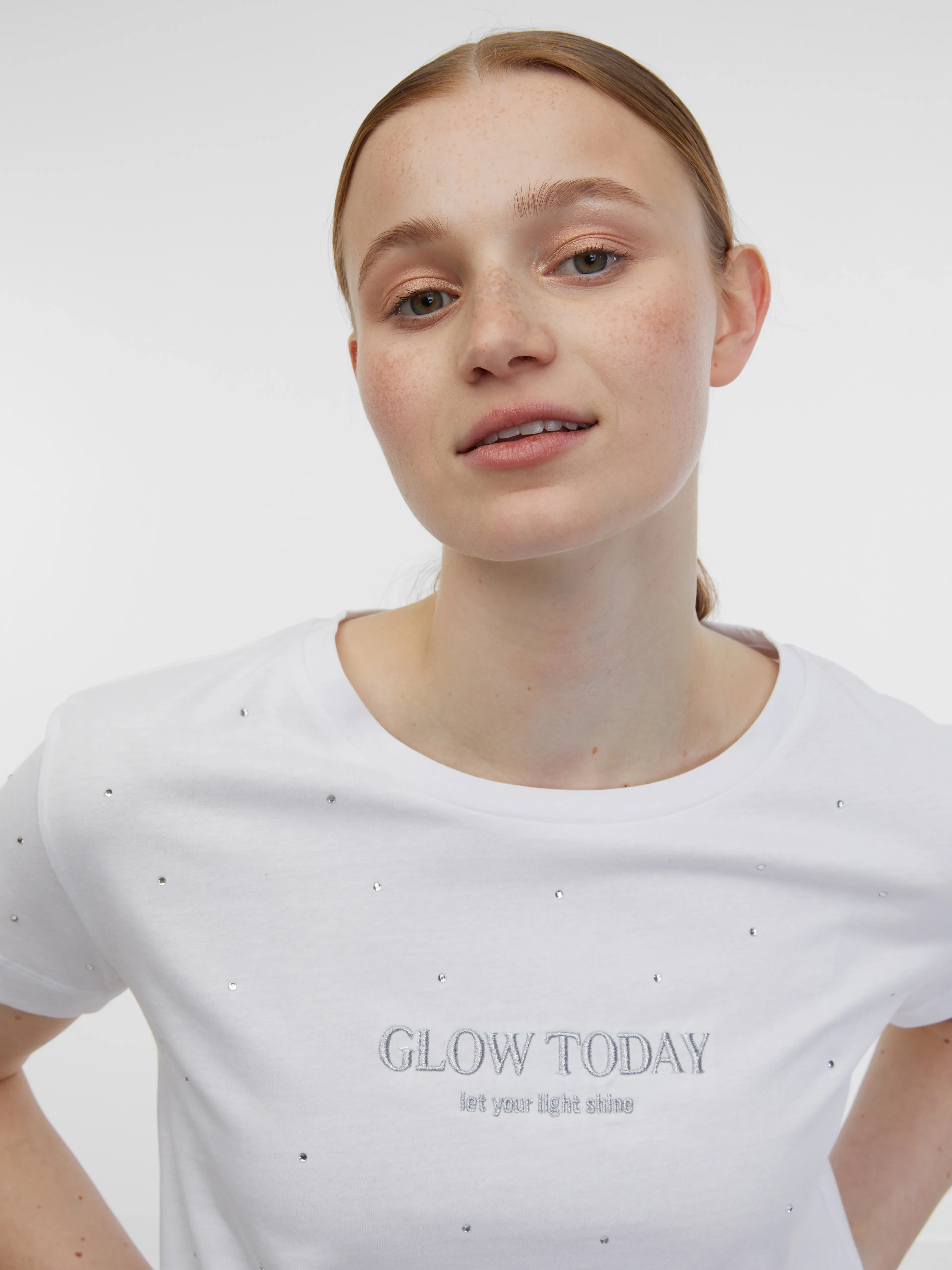 Weißes Damen-T-Shirt ORSAY