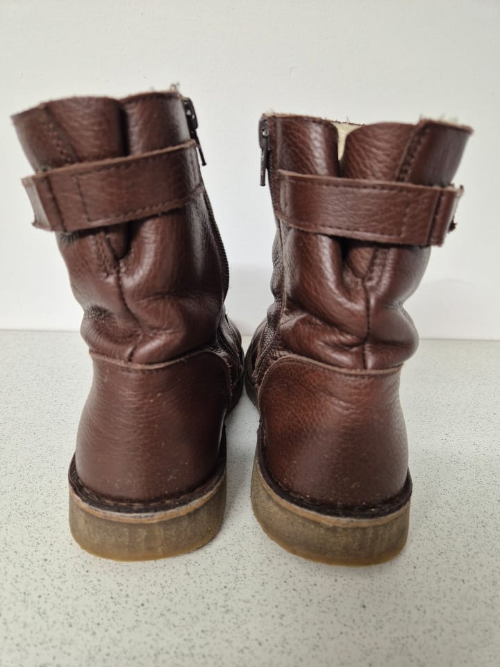 kmins woman Leder-Boots in Braun günstig kaufen 40