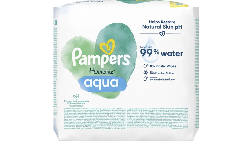 Pampers Feuchttücher Aqua 6x48 288ST