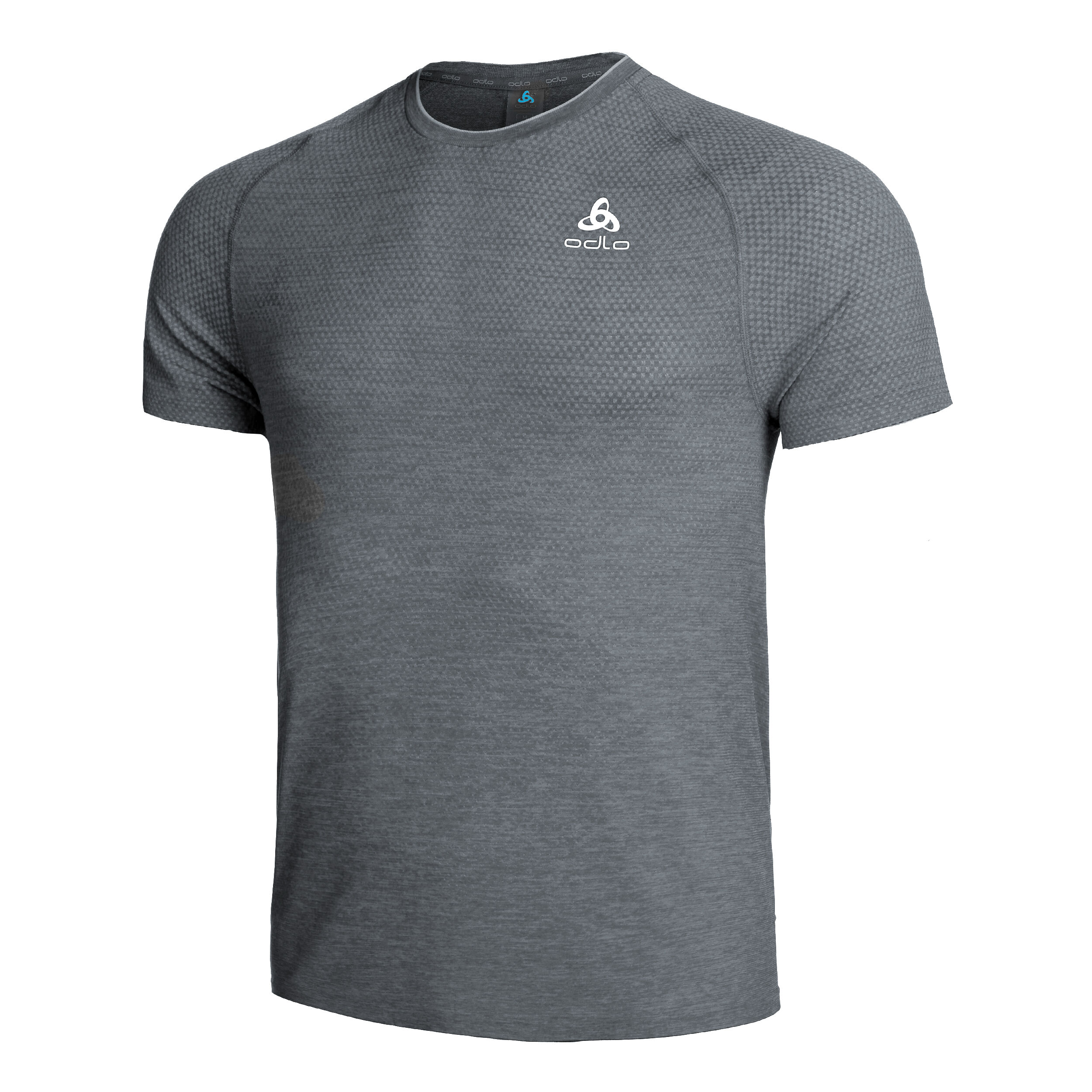 Crew Neck Essential Seamless Laufshirt Herren - Grau