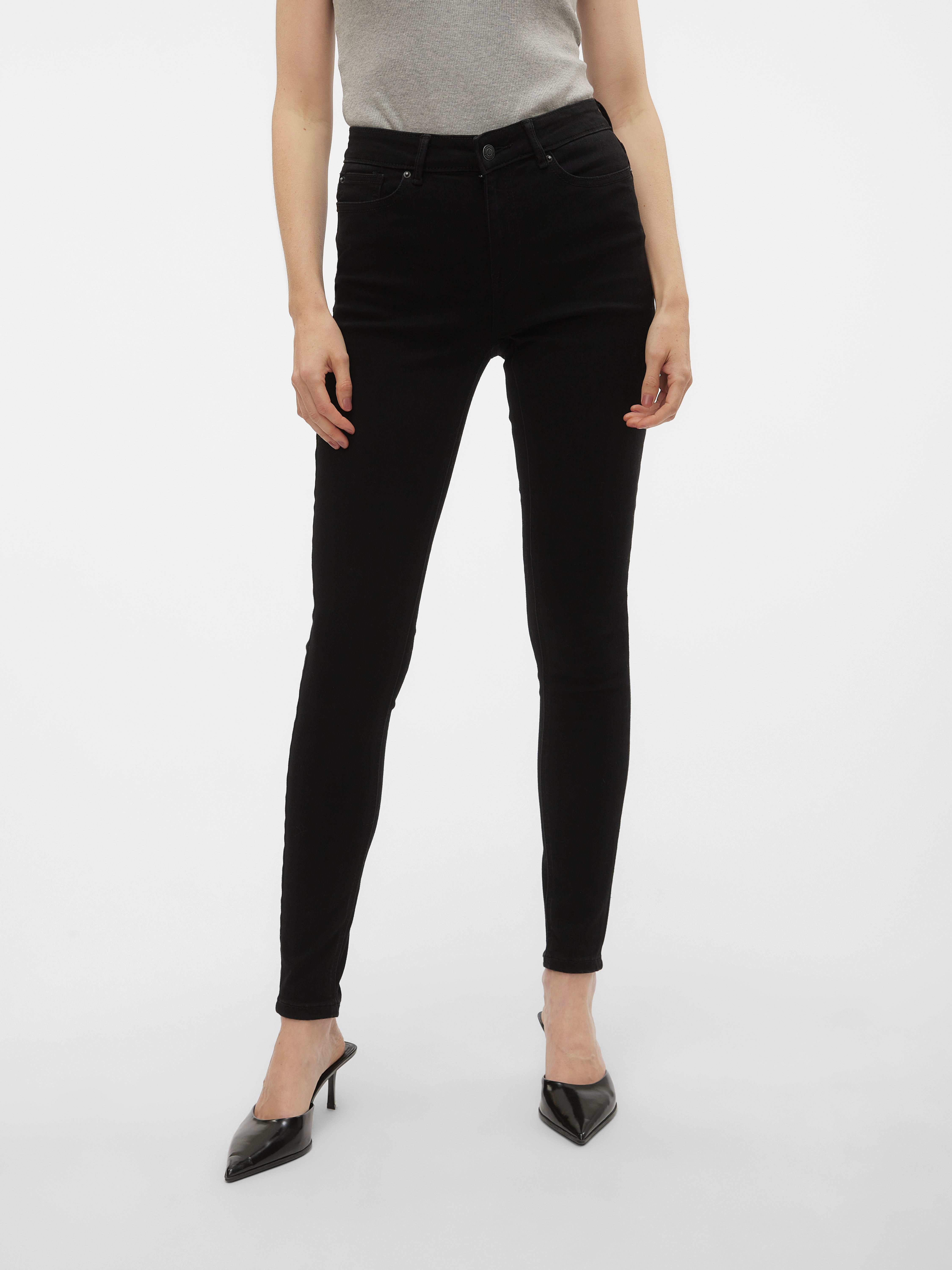 VMFLASH Mid Rise Skinny Fit Jeans