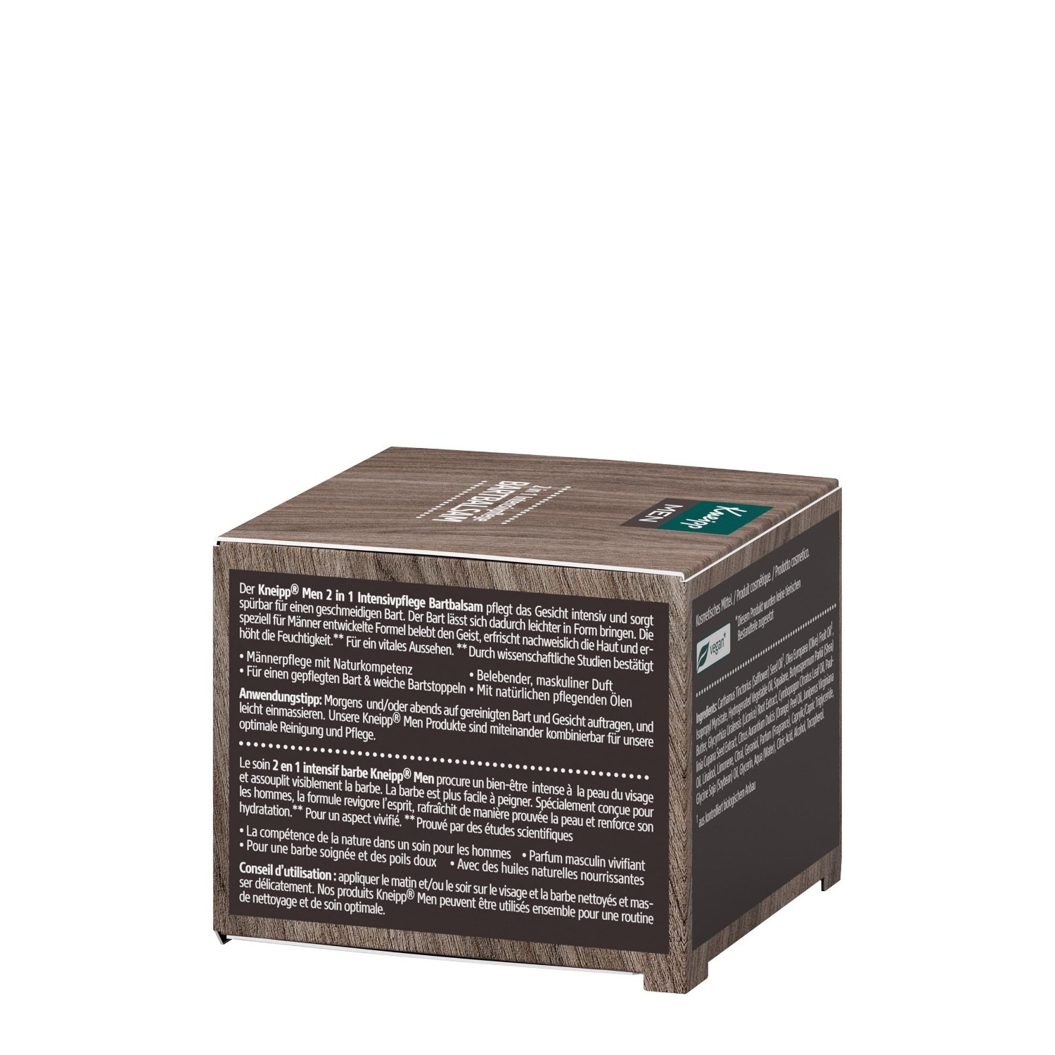 Men 2 in 1 Intensivpflege Bartbalsam. Lemongras. Guarana & Süßholz