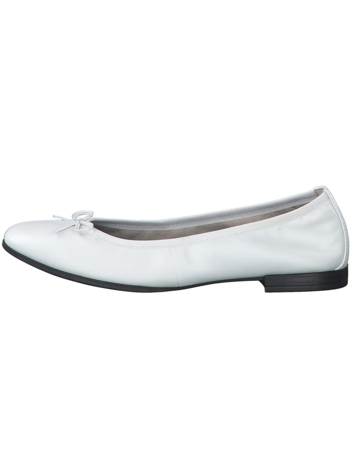 Tamaris Ballerinas in Weiß günstig kaufen