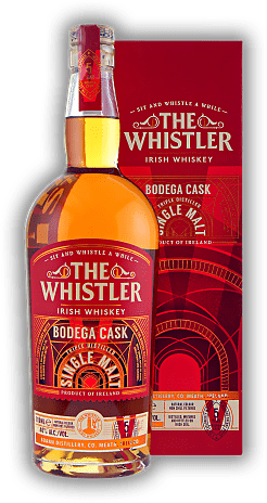 The Whistler Boann Distillery Bodega 5 Years 46% The Whistler Boann Distillery Bodega 5 Years 46% Ein Single Malt mit saftiger Ausstrahlung der jedoch nie die charakteristische Qualität eine Single Malts verlor.  Alter 5 J. - 0,7	 Liter - Vol 46%