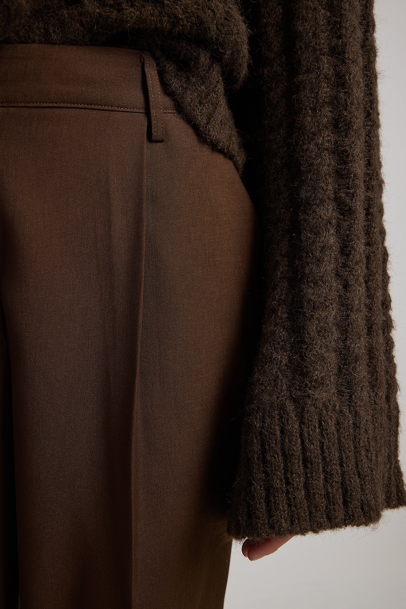 Tailored Fold Up Anzughose