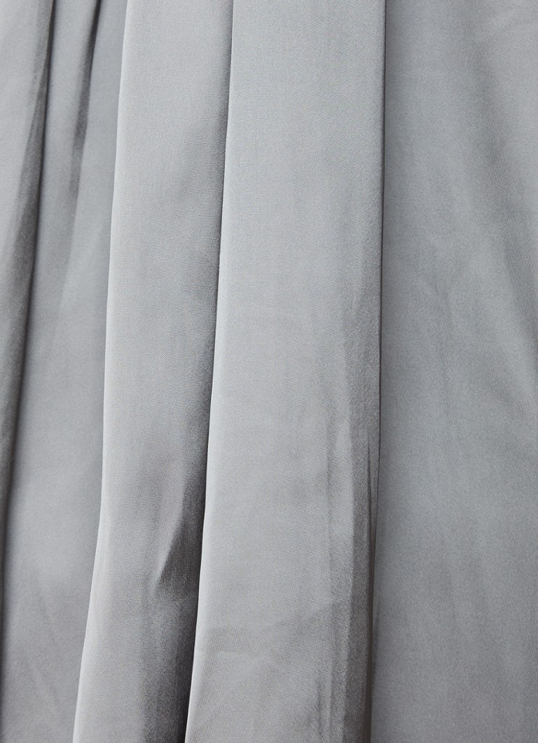 Zadig&Voltaire Randall szatén midi ruha aszimmetrikus szegéllyel