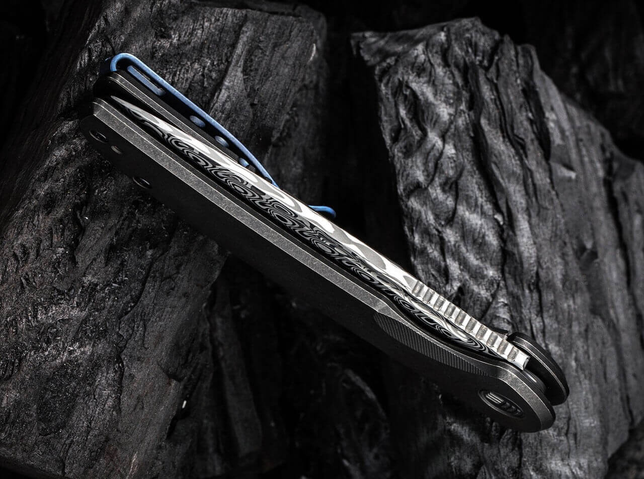Beacon Damascus Titanium Black