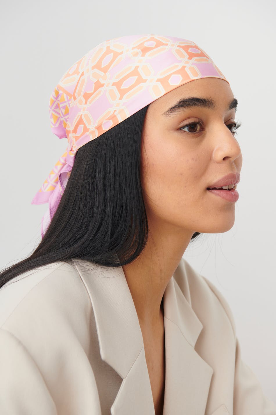 Satin scarf