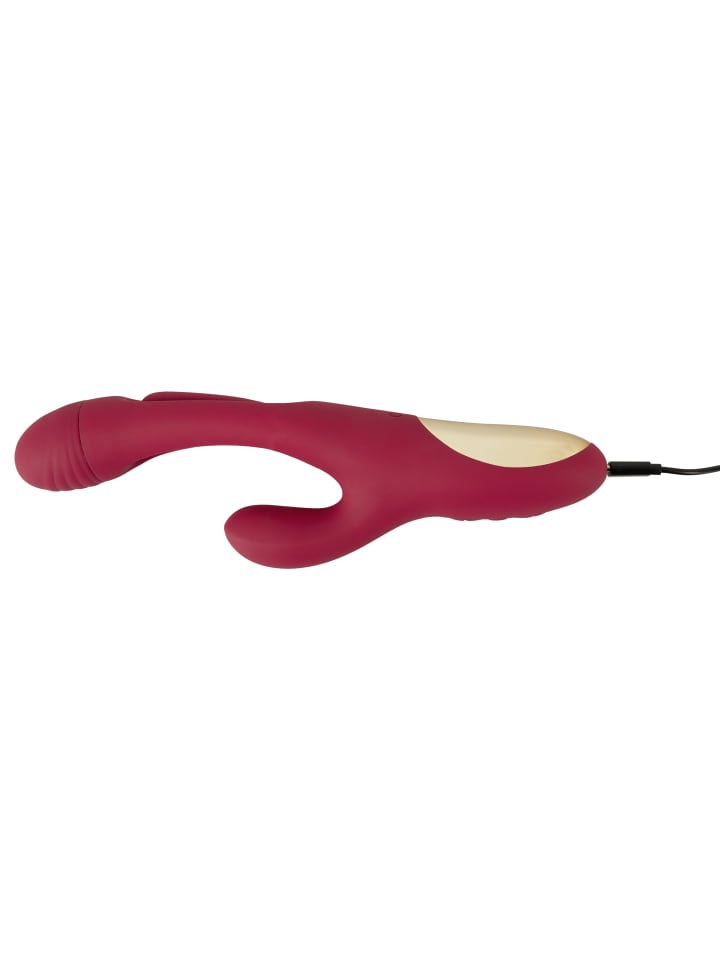 Sweet Smile Rabbitvibrator Rabbit Vibrator with G-Spot Stimulation in rot günstig kaufen 24 cm